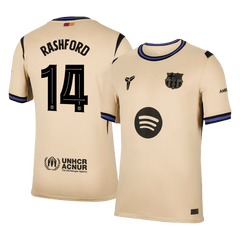 Pánský venkovní fotbalový dres Barcelona RASHFORD #14 2025/26 – UCL