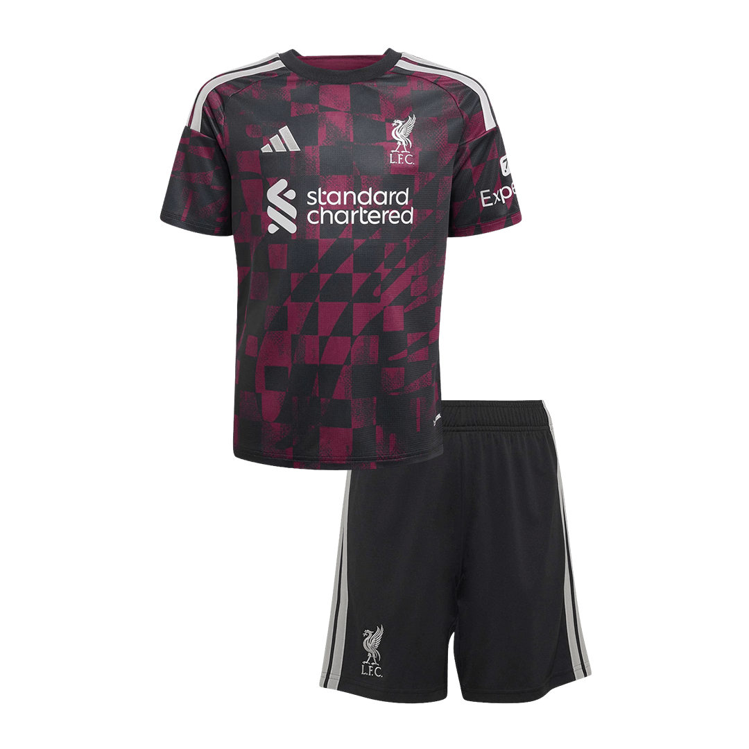 Děti Liverpool Třetí pryč Fotbalový dres Kit(dres + šortky) 2026/27