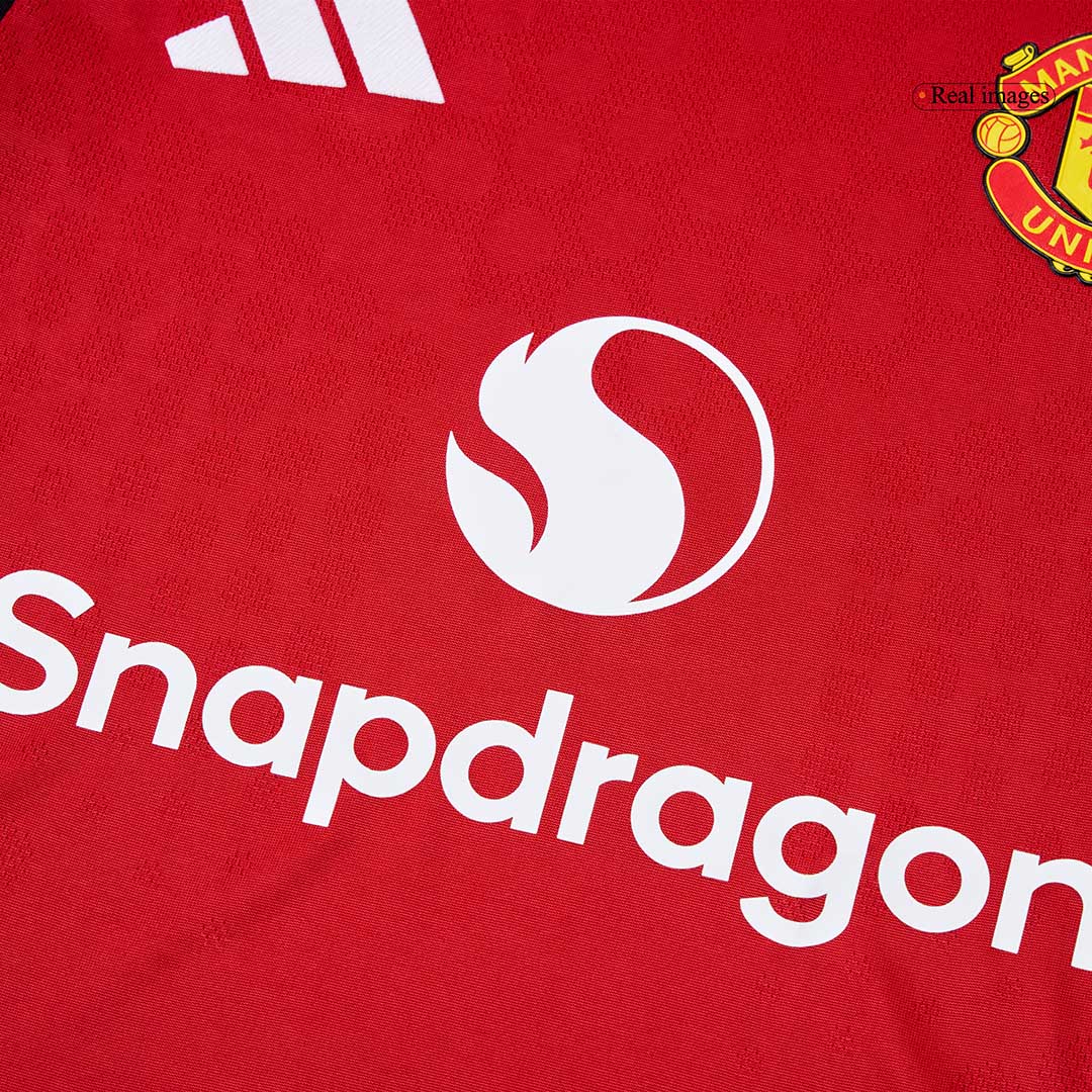 Manchester United B.FERNANDES #8 Domácí Fotbalový dres 2025/26 – verze pro hráče