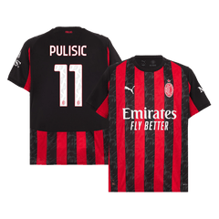 AC Milan PULISIC #11 Men's Home Football Jersey 2025/26