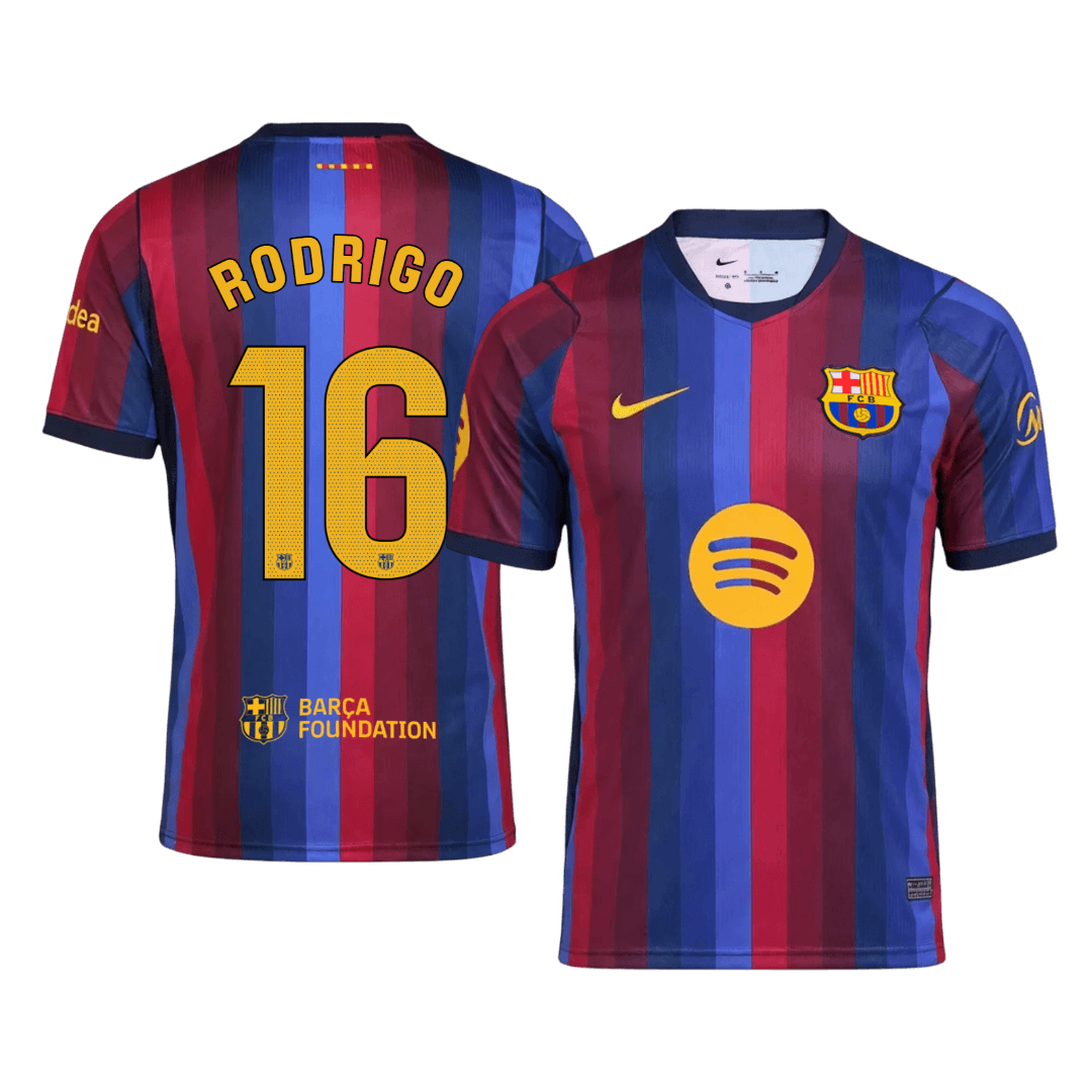 Pánské Barcelona RODRIGO #16 Domov Fotbalový dres 2026/27