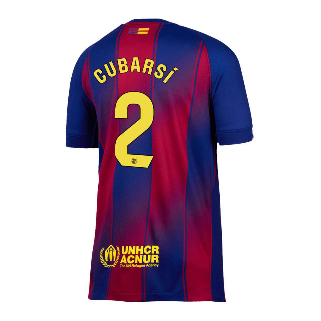 Pánský fotbalový dres Barcelona CUBARSÍ #2 Domácí 2025/26