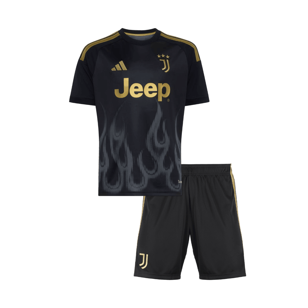 Děti Juventus Třetí pryč Fotbalový dres Kit(dres + šortky) 2026/27