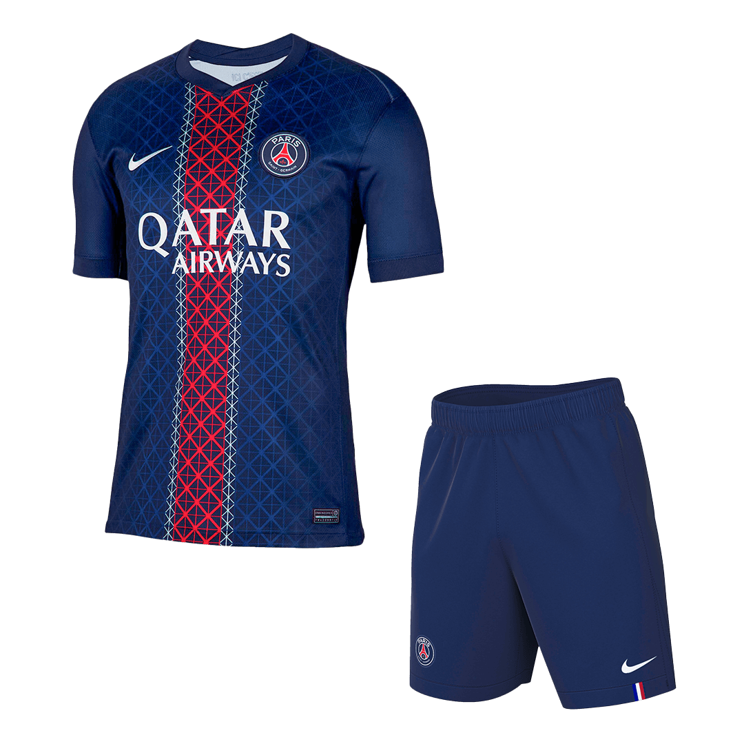 PSG men's home jersey set (jersey+shorts) 2025/26