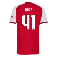 Arsenal RICE #41 Domov Fotbalový dres 2026/27 - verze pro hráče - UCL