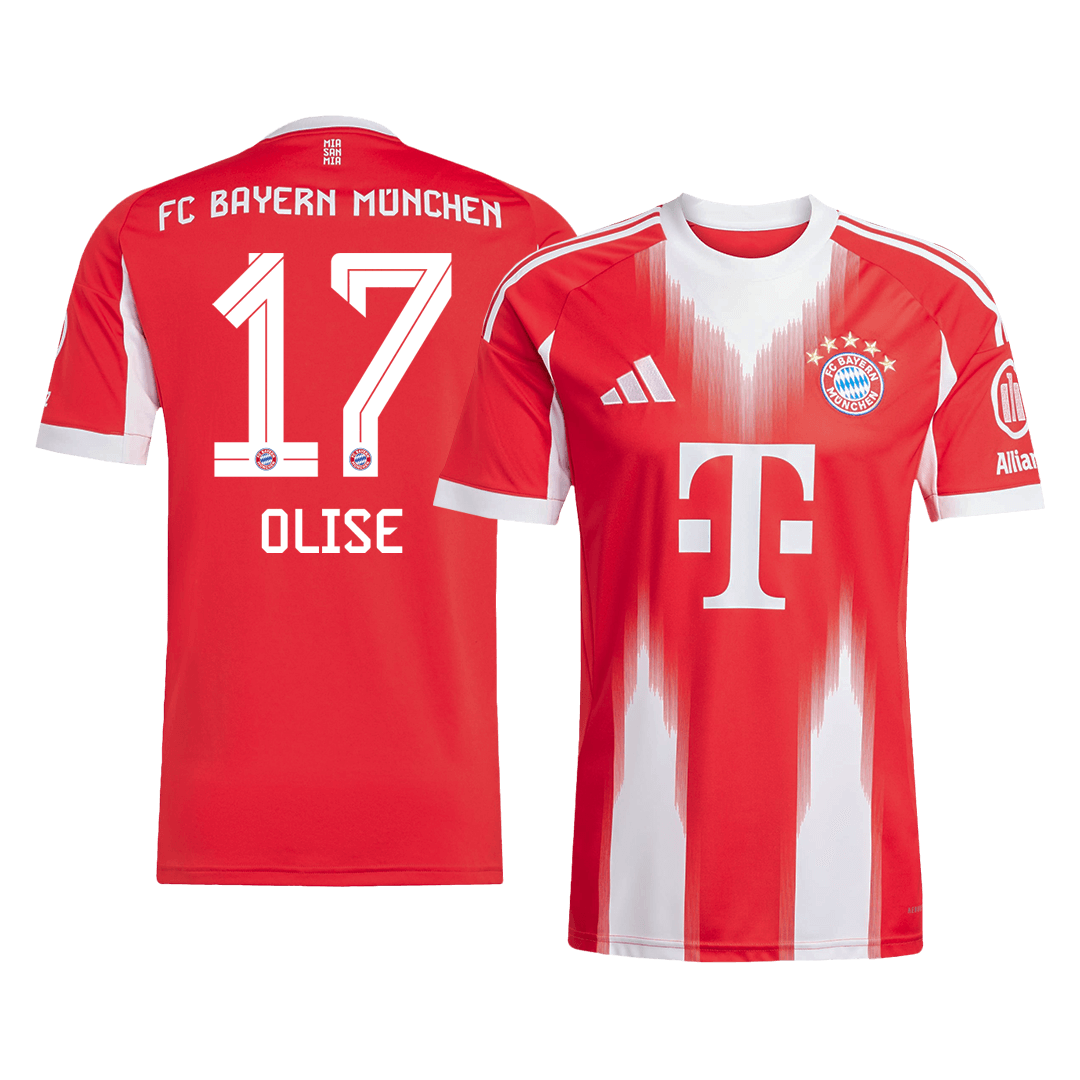 Pánské Bayern Munich OLISE #17 Domov Fotbalový dres 2025/26