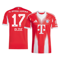 Pánské Bayern Munich OLISE #17 Domov Fotbalový dres 2025/26