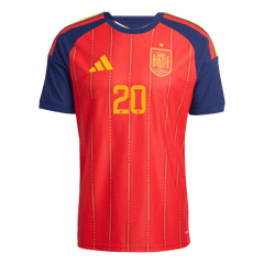 Spain PEDRI #20 Domov Fotbalový dres Mistrovství světa 2026 - verze pro hráče