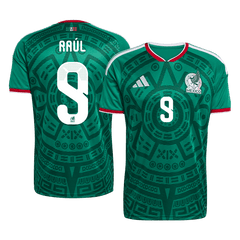 Pánské Mexico Raúl #9 Domov Fotbalový dres Mistrovství světa 2026