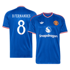Manchester United B. FERNANDES #8 Pryč Fotbalový dres 2026/27 - verze pro hráče - UCL