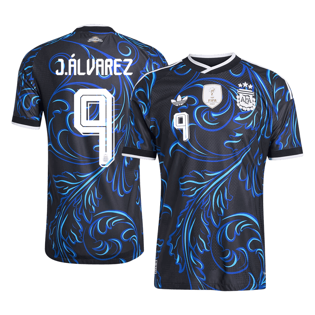 Argentina J. ÁLVAREZ #9 Pryč Fotbalový dres Mistrovství světa 2026 - verze pro hráče