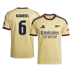 Arsenal GABRIEL #6 Třetí pryč Fotbalový dres 2026/27 - verze pro hráče - UCL
