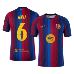Barcelona GAVI #6 Domov Fotbalový dres 2026/27 - verze pro hráče - UCL