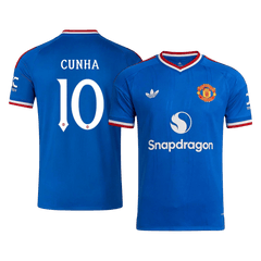 Pánské Manchester United CUNHA #10 Pryč Fotbalový dres 2026/27 - UCL