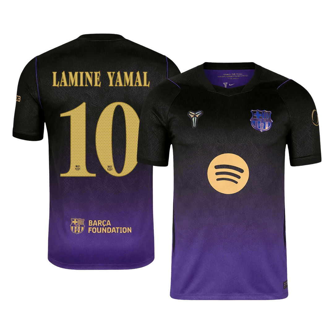 Pánské Barcelona LAMINE YAMAL #10 Pryč Fotbalový dres 2026/27 - UCL