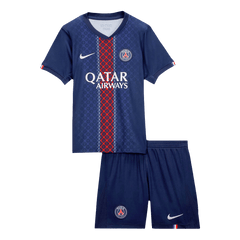PSG Kids Home Jersey Kit (Shirt + Shorts) 2025/26