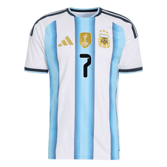 Argentina DE PAUL #7 Domov Fotbalový dres Mistrovství světa 2026 - verze pro hráče