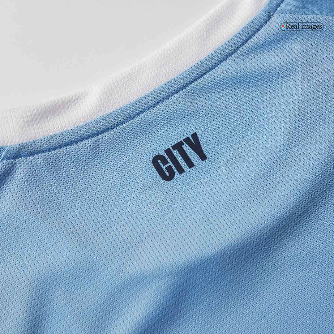 Manchester City men's home jersey set (jersey+shorts) 2025/26