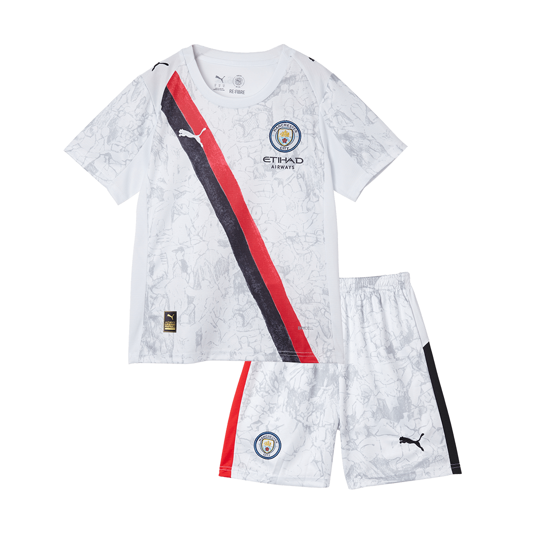 Dětský dres Manchester City x KidSuper World Cup Dres (dres + šortky) Mistrovství světa klubů 2025/26