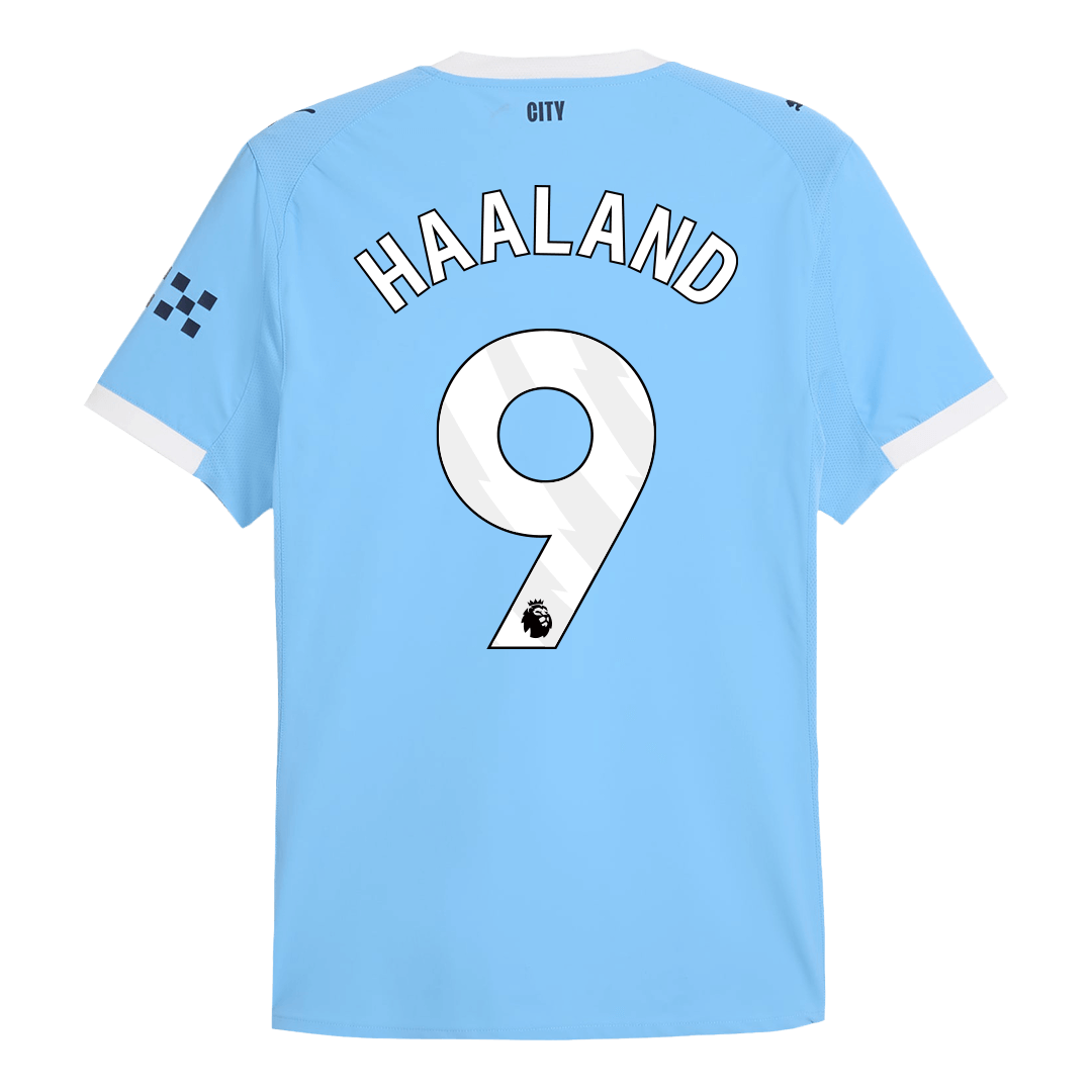 Manchester City HAALAND #9 Domácí Fotbalový dres 2025/26 – verze pro hráče