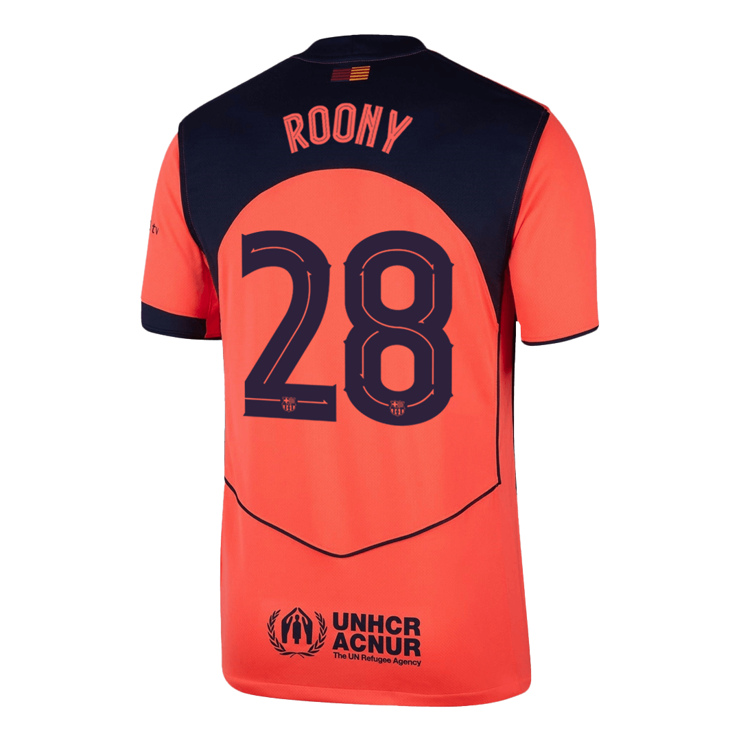 Pánské Barcelona ROONY #28 Třetí pryč Fotbalový dres 2025/26