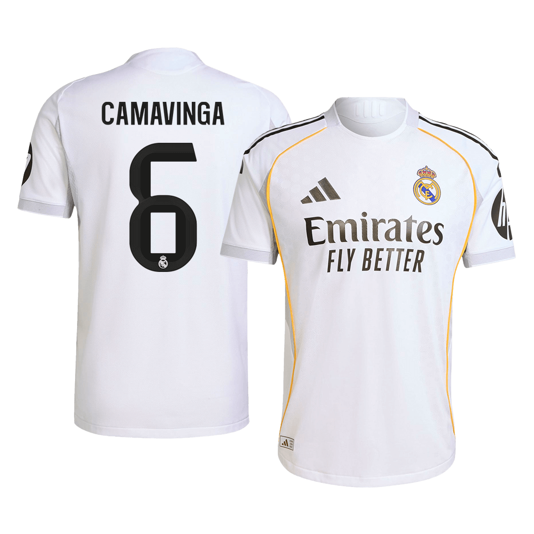 Real Madrid CAMAVINGA #6 Domov Fotbalový dres 2025/26 - verze pro hráče