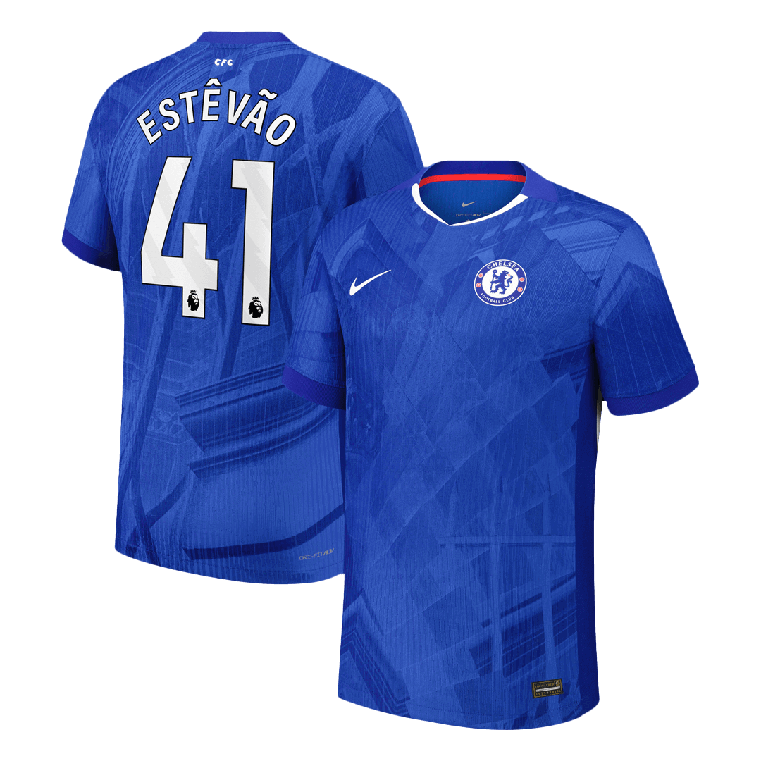 Chelsea ESTÊVÃO #41 Domov Fotbalový dres 2025/26 - verze pro hráče