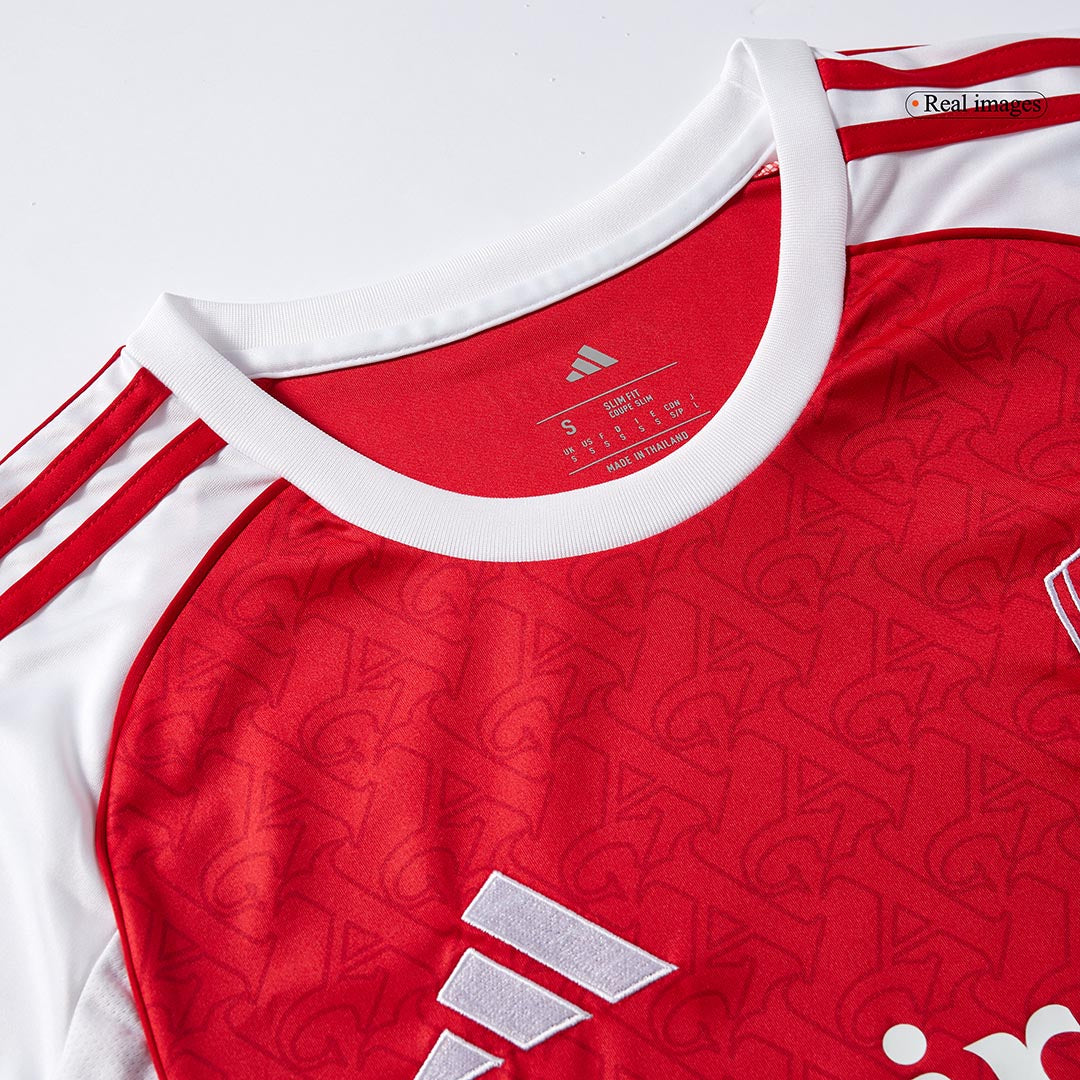 Arsenal Home Long Sleeve Football Jersey 2025/26 Red