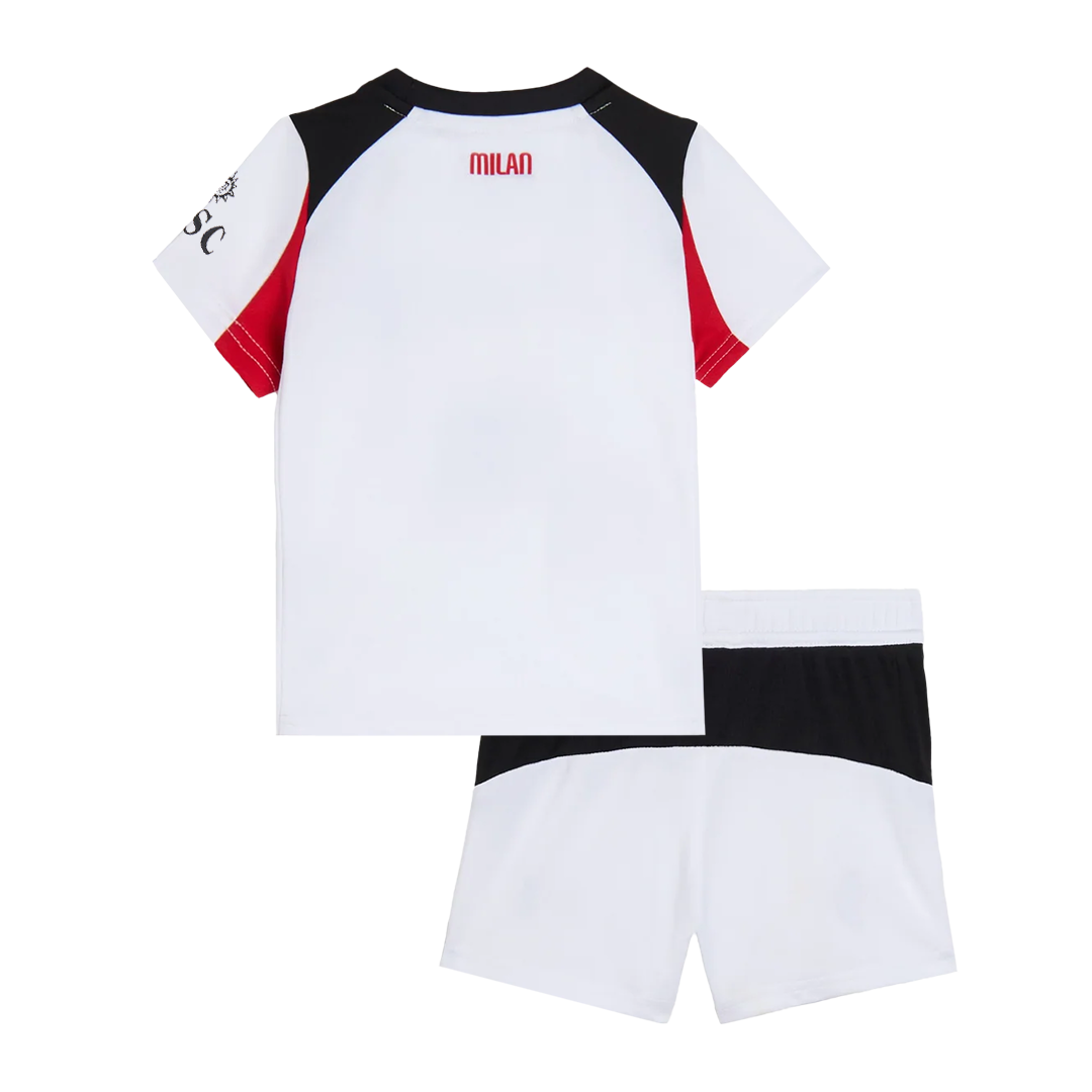 Děti AC Milan Pryč Fotbalový dres Kit(dres + šortky) 2025/26