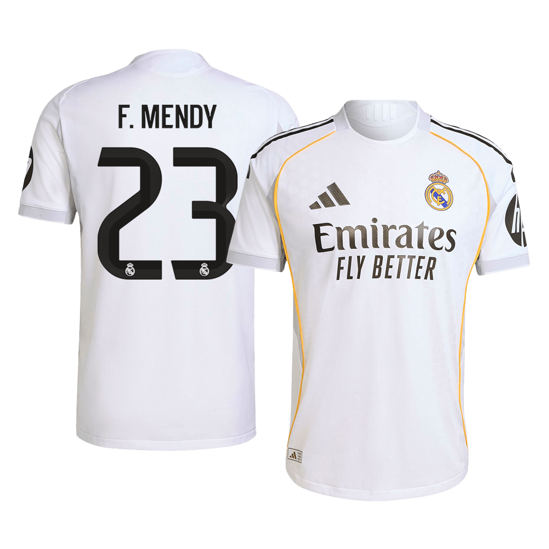 Real Madrid F.MENDY #23 Domov Fotbalový dres 2025/26 - verze pro hráče