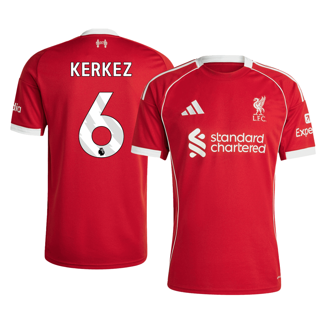Pánský domácí fotbalový dres Liverpool KERKEZ #6 2025/26