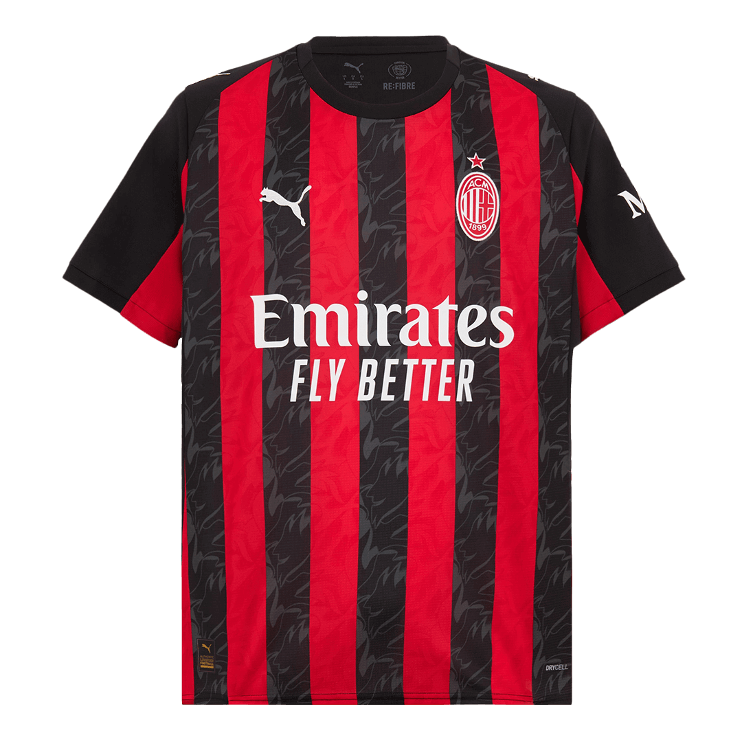 AC Milan PULISIC #11 Men's Home Football Jersey 2025/26
