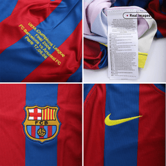 Barcelona Home Retro Football Shirt 2005/06 - UCL