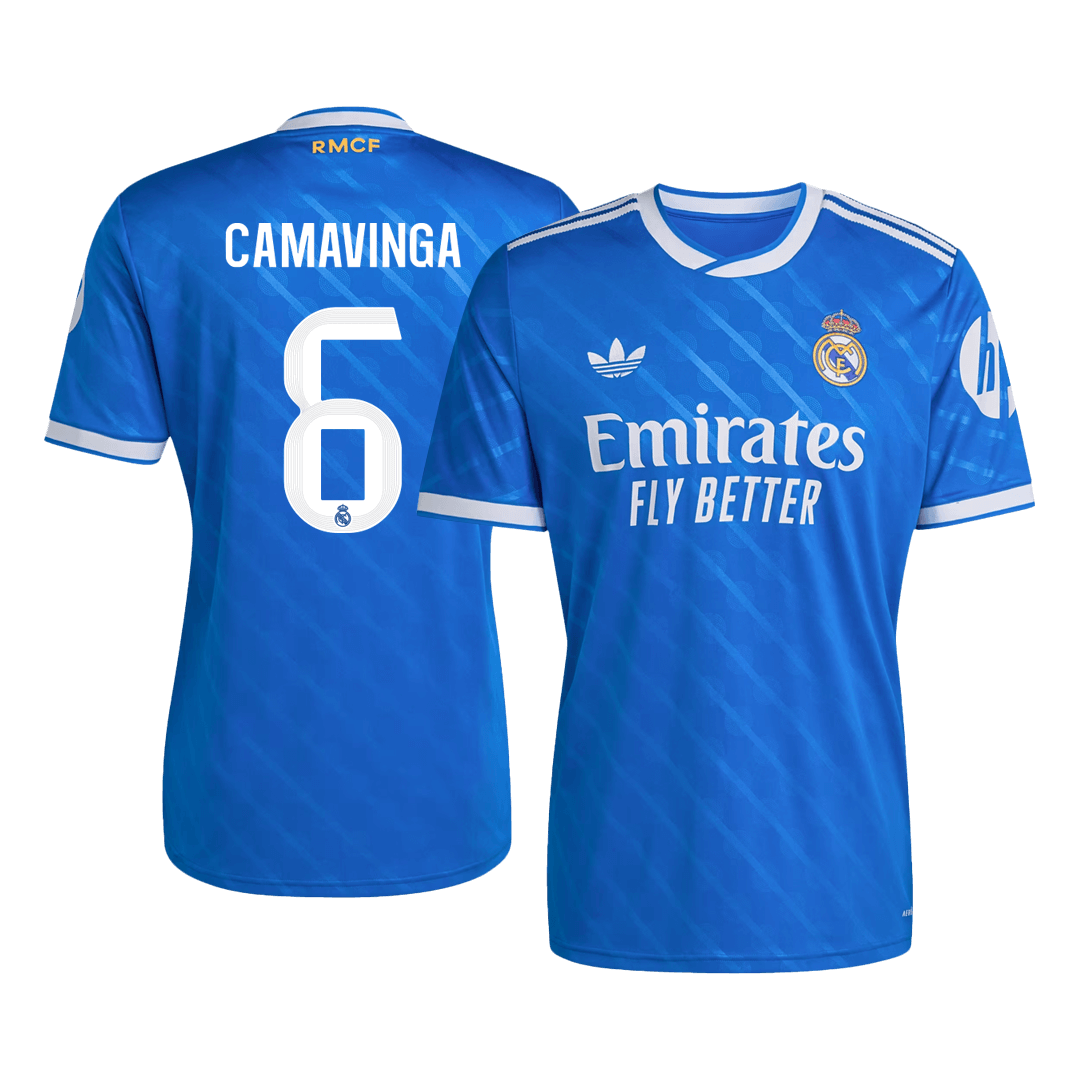 Pánské Real Madrid CAMAVINGA #6 Třetí pryč Fotbalový dres 2025/26
