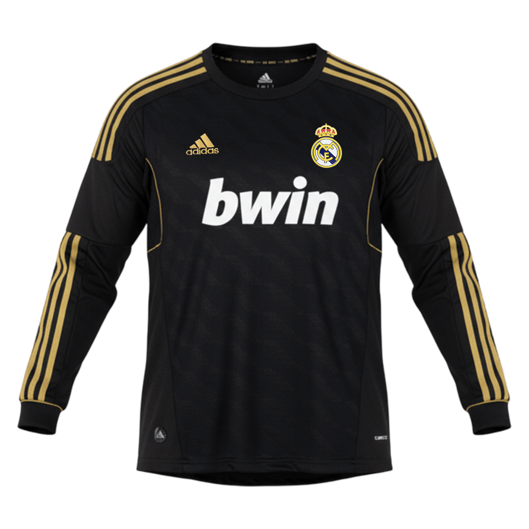 Real Madrid Pryč Retro Long Sleeve fotbalový dres 2011/12