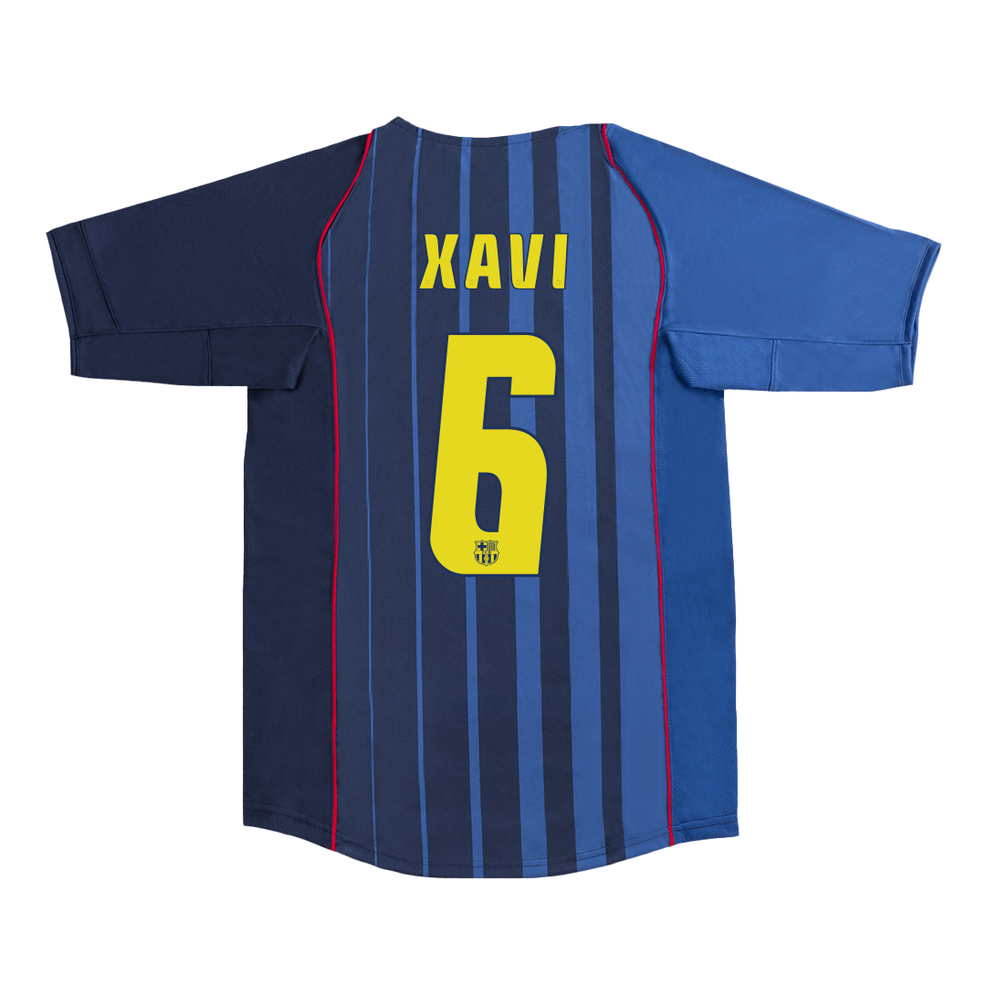 Barcelona XAVI #6 Away Retro Football Jersey 2004/05