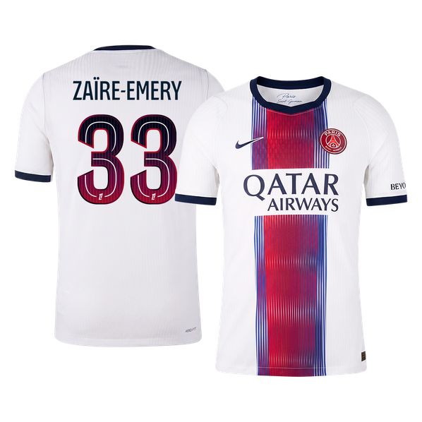 PSG ZAÏRE-EMERY #33 Pryč Fotbalový dres 2026/27 - verze pro hráče