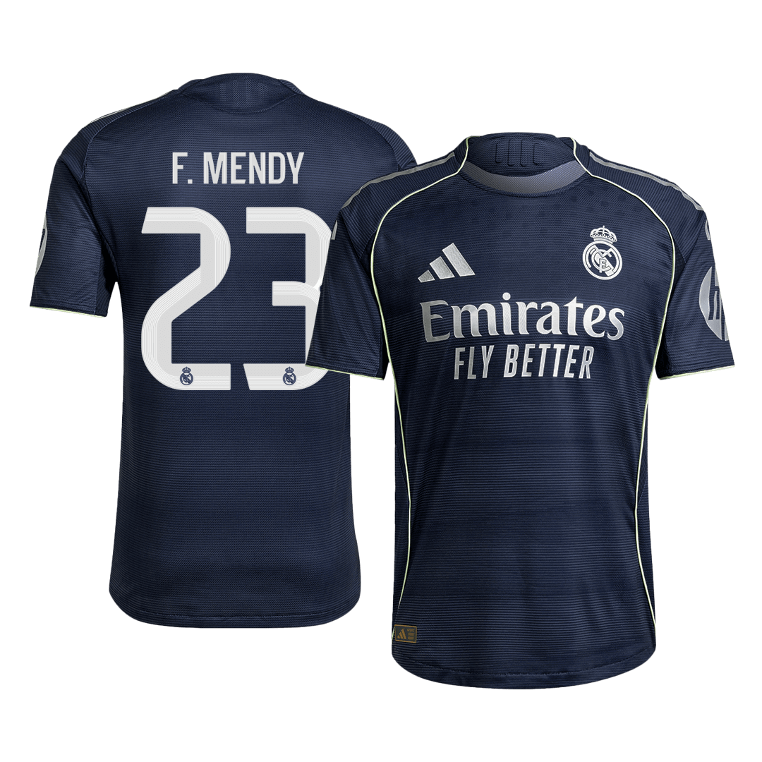 Real Madrid F.MENDY #23 Pryč Fotbalový dres 2025/26 - verze pro hráče