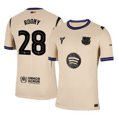 Barcelona ROONY #28 Pryč Fotbalový dres 2025/26 - verze pro hráče - UCL
