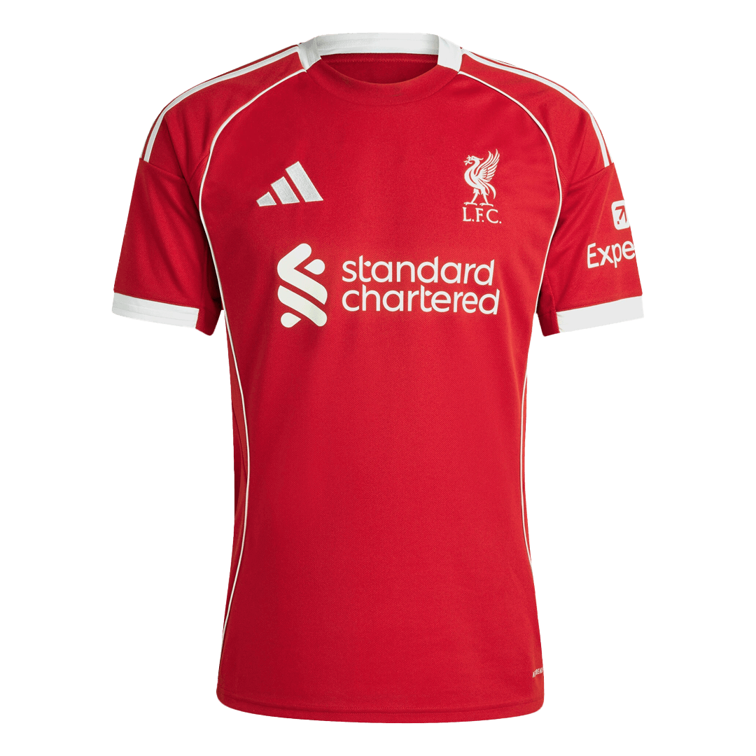 Pánský domácí fotbalový dres Liverpool VIRGIL #4 2025/26