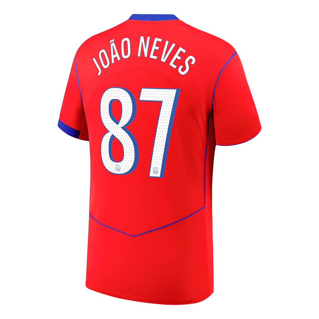 Pánské PSG JOÃO NEVES #87 Třetí pryč Fotbalový dres 2025/26