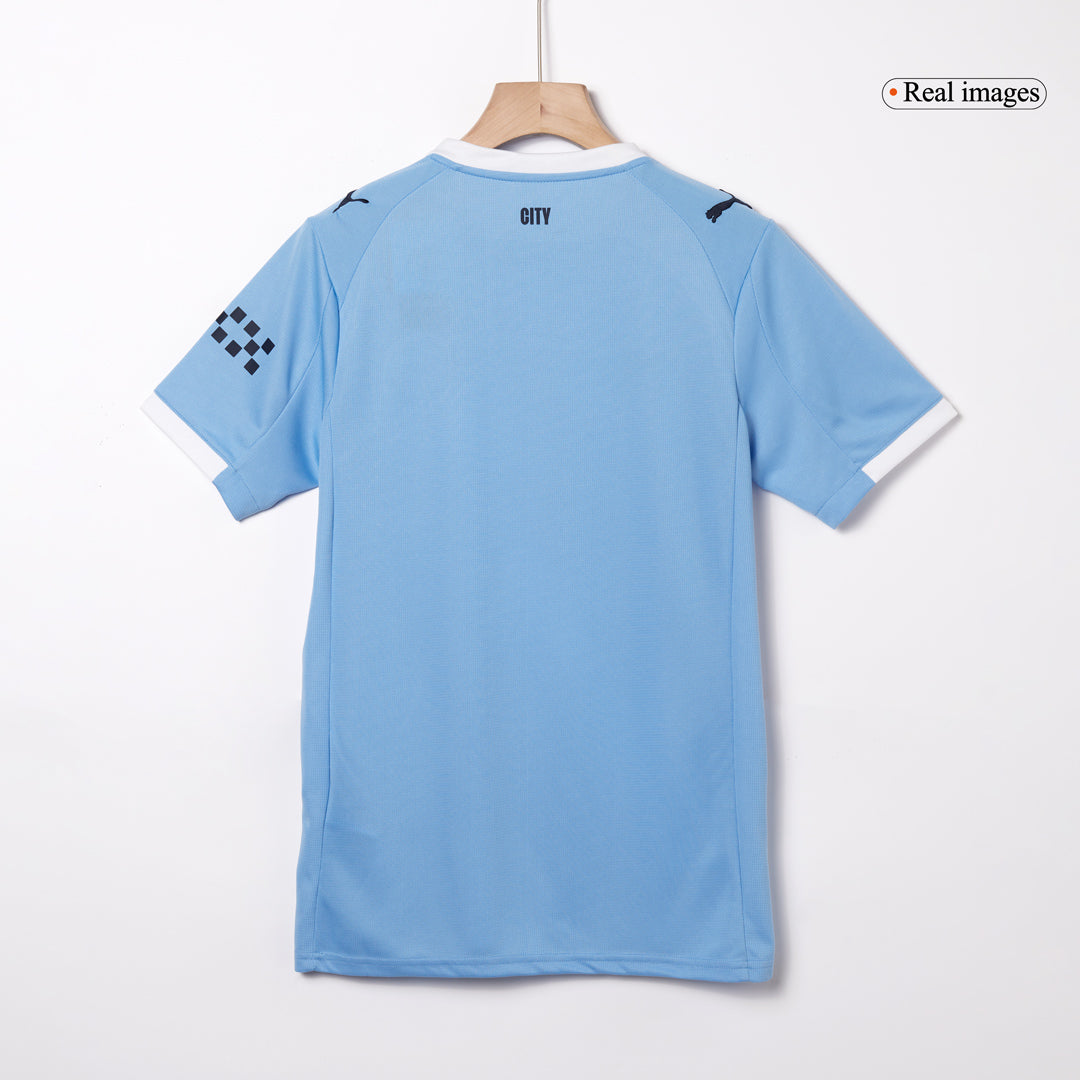 Pánský fotbalový dres Manchester City HAALAND #9 Domácí 2025/26