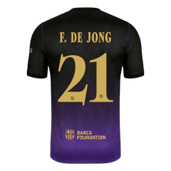 Pánské Barcelona F. DE JONG #21 Pryč Fotbalový dres 2026/27 - UCL