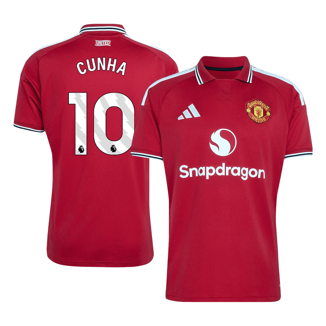 Pánské Manchester United CUNHA #10 Domov Fotbalový dres 2026/27