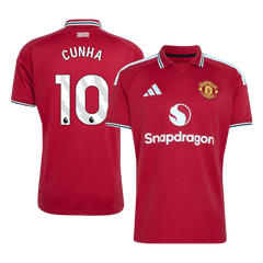Pánské Manchester United CUNHA #10 Domov Fotbalový dres 2026/27