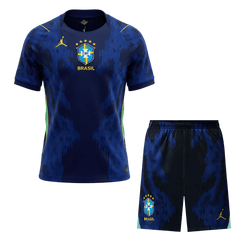Pánské Brazil Pryč World Cup Fotbalový dres (Jersey+Shorts) Kit Mistrovství světa2026