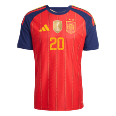 Spain PEDRI #20 Domov Fotbalový dres Mistrovství světa 2026 Champion Edition - verze pro hráče