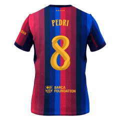 Pánské Barcelona PEDRI #8 Domov Fotbalový dres 2026/27 - UCL