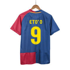 Barcelona ETO'O #9 Home Retro Football Jersey 2008/09 - UCL Final