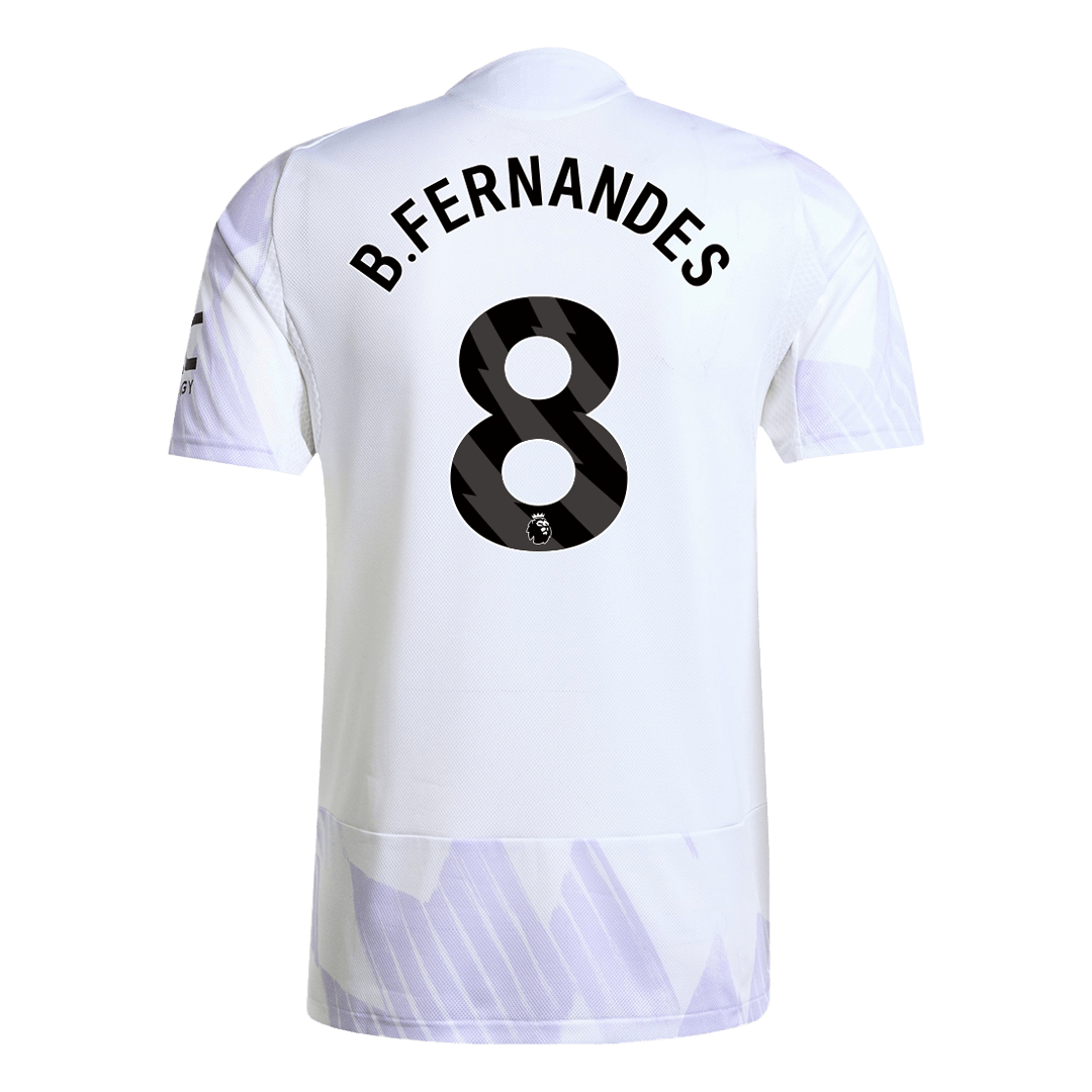 Manchester United B.FERNANDES #8 Venkovní fotbalový dres 2025/26 – verze pro hráče